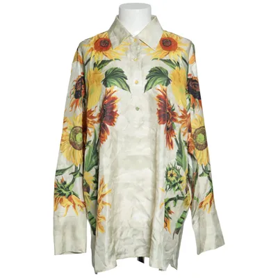 Blus (Beige, Gul, Flerfärgad) från GANT Silke