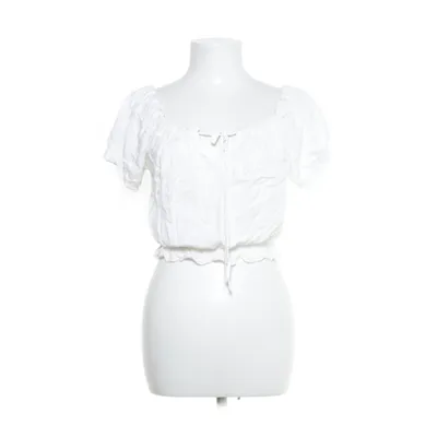 Crop top (Hvid) fra Brandy Melville Bomuld, Viscose