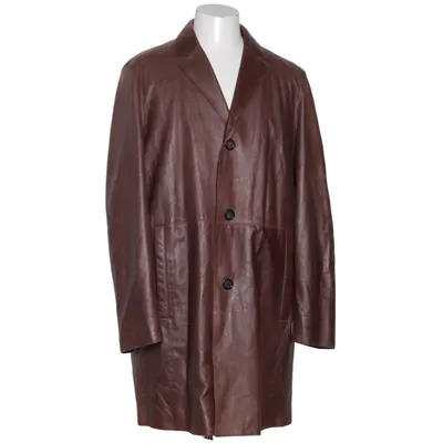 Läderrock (Brun) från Marc O'Polo Polyester, Viskos