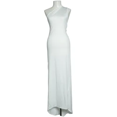 Maxikjole (Hvid) Elastan, Polyester