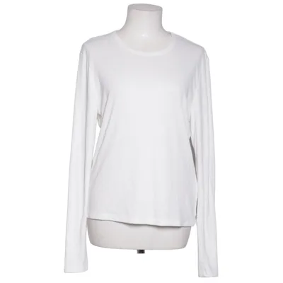 Långärmad t-shirt (Vit) från NA-KD Elastan, Polyester, Viskos