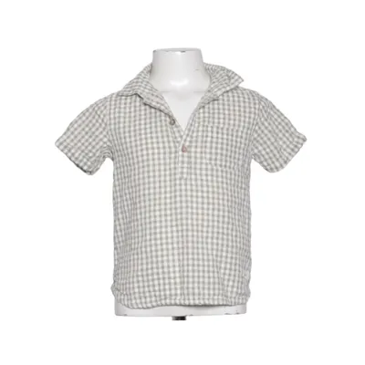 Kortärmad skjorta (Grön, Vit) från Newbie by KappAhl Bomull