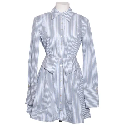 Skjortklänning (Blå, Vit) från Adoore