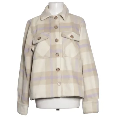 Överskjorta (Beige, Lila) från Frakment Polyester, Ull