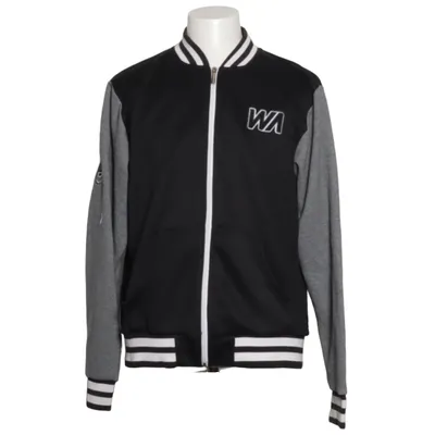 Varsity jacket (Black, Gray, White) from WA Cotton, Polyester