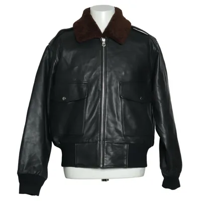 Fliegerjacke (Schwarz, Braun) von Neuw Leder, Polyester