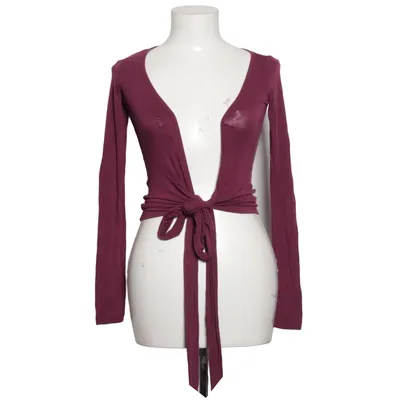 Cardigan cache-cœur (Violet) de Exercere Acrylique, Élasthane, Viscose