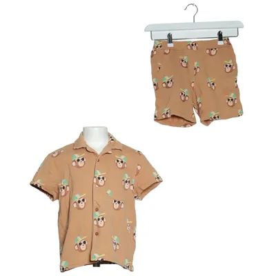 Set (Braun, Mehrfarbig) von Lindex Kids Baumwolle