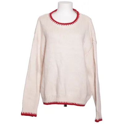 Tröja (Vit, Röd) från NA-KD Akryl, Alpackaull, Polyamid