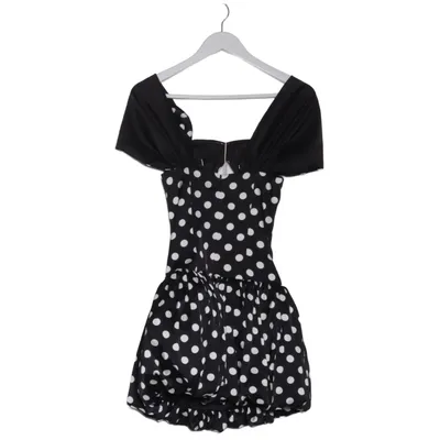 Cocktailklänning (Svart, Vit) från Miss Circle Elastan, Polyester