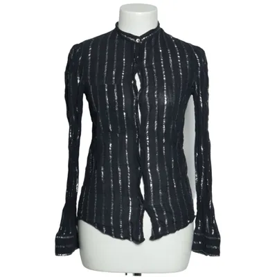 Skjorta (Svart, Silverfärgad) från Isabel Marant Étoile Bomull, Metallfiber