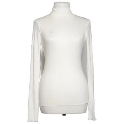 Polotröja (Vit) från Gina Tricot Elastan, Lyocell, Ull