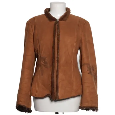Shearlingjacka (Brun) Polyester