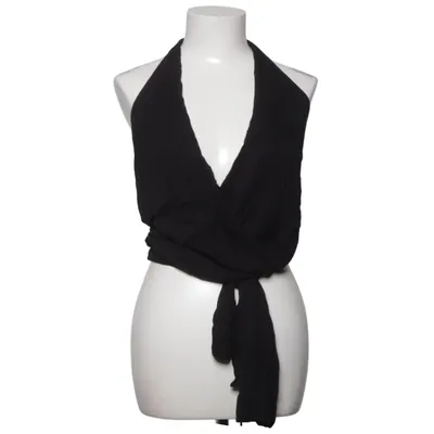 Halter neck top (Black) from Gina Tricot Viscose