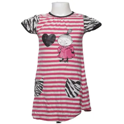 Kjole (Pink, Hvid, Sort) fra Moomin Bomuld
