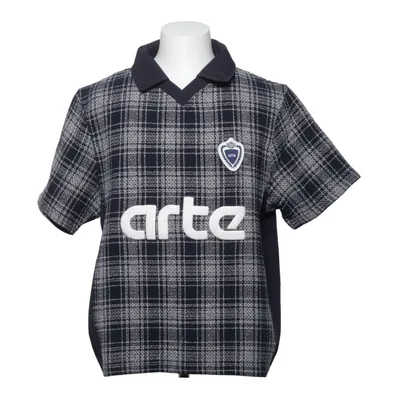 Poloshirt (Blauw, Wit) van Arte Katoen, Polyester