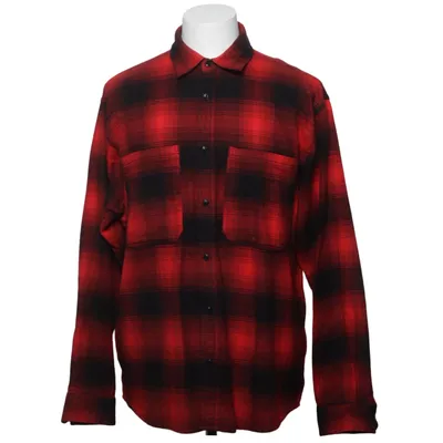 Chemise en flanelle (Rouge, Noir) de Junkyard Coton