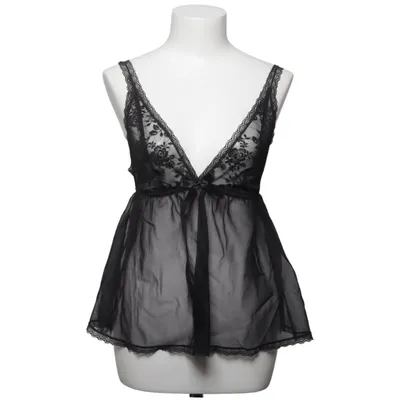 Negligé (Zwart) van Gina Tricot Lingerie Elastaan, Polyamide
