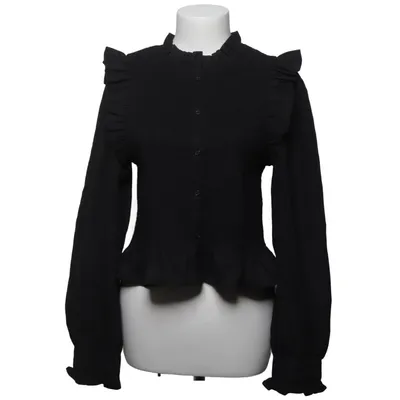 Blouse (Black) from ONLY Blue Denim Polyester