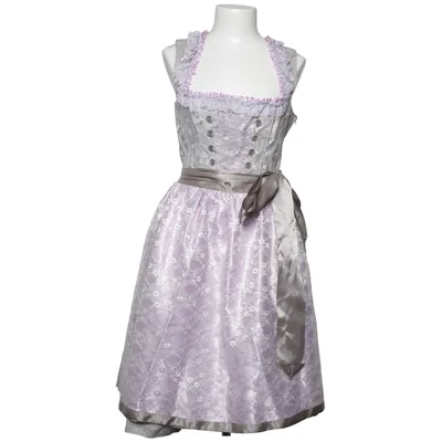 Dirndl (Violet, Gris, Blanc) de Country Line Coton, Polyester