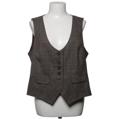Kostymväst (Brun) från Almia Elastan, Polyester, Viskos