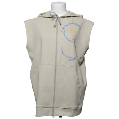 Kortærmet Hættetrøje (Beige, Flerfarvet) fra Adidas by Stella McCartney Elastan, Økologisk bomuld