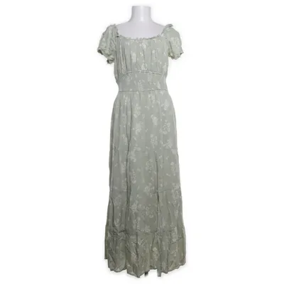Maxikjole (Grøn) fra Hollister Polyester, Viscose