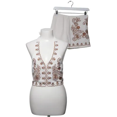 Set (Wit, Bruin) van Shein Linnen, Polyester, Viscose
