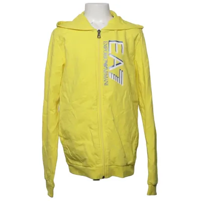 Hoodie (Yellow) from Emporio Armani Cotton, Elastane