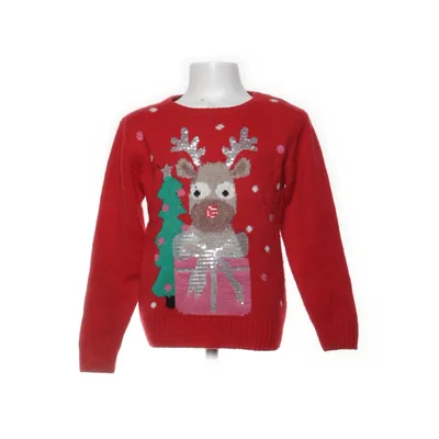 Christmas sweater (Red, Silver, Green) from KappAhl Acrylic, Metallic fiber, Polyester