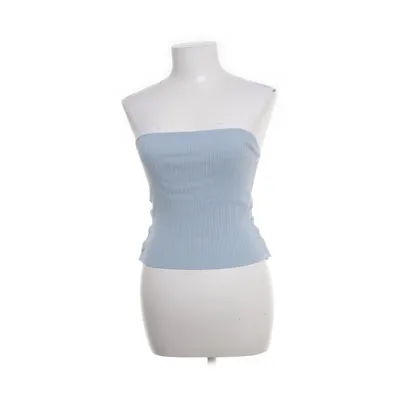 Tube top (Blauw) van Zara Viscose, Polyamide
