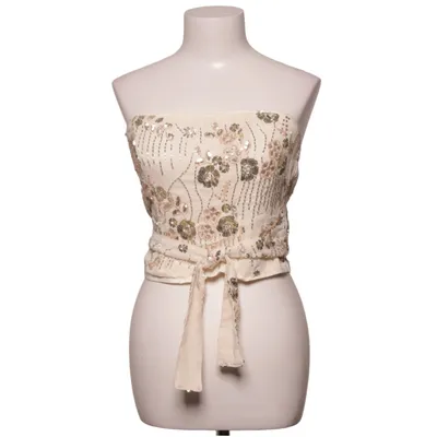 Crop top (Vit, Flerfärgad) från Missguided Polyester