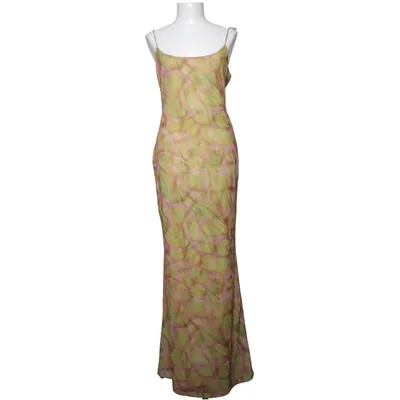 Maxi dress (Green, Pink, Multicolored) from Bershka Elastane, Polyester