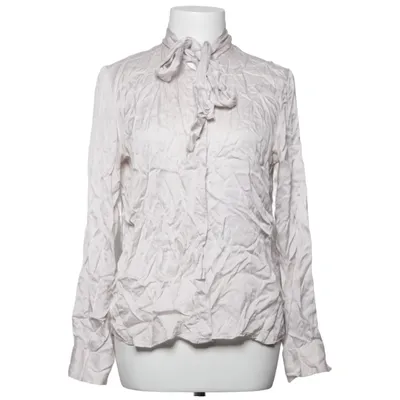 Pussy bow blouse (Beige) from The Shirt Factory Viscose