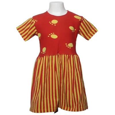 Robe (Rouge, Jaune, Multicolore) de Jazzo Coton