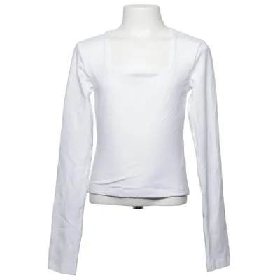 Top (Wit) van Gina Tricot Katoen, Elastaan, Modal