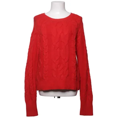 Strickpullover (Rot) von Ann Taylor Baumwolle, Polyamid, Wolle
