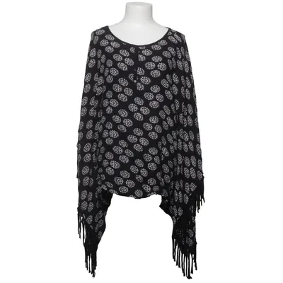 Poncho (Noir, Blanc) de Miss Milla Viscose