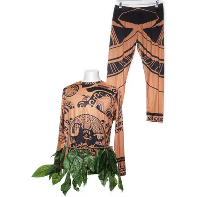 Maskeradkläder (Orange, Svart) Polyester