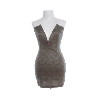 Cocktail dress (Gold, Multicolored) from Missy Empire Polyester