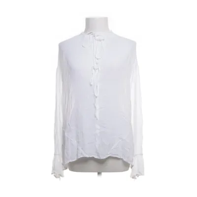 Strikblouse (Wit) van Margaux Lonnberg Viscose