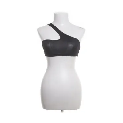Crop top (Zwart) Polyester, Elastaan