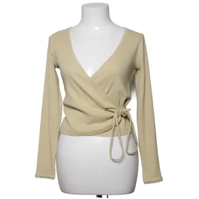 Wrap top (Green) from Monki Cotton, Elastane