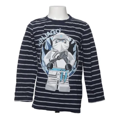 Long sleeve T-shirt (Blue, White) from LEGO Cotton, Polyester