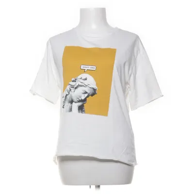 T-shirt (Vit, Gul) från Stradivarius