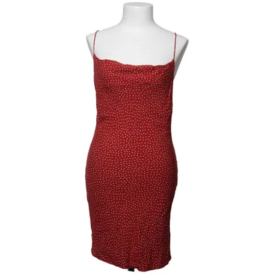 Maxi jurk (Rood, Wit) van Melville Viscose