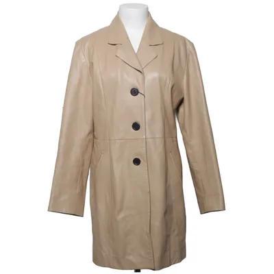 Leather coat (Beige) from Aldo Leather