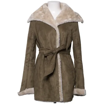 Veste en peau de mouton retournée (Vert, Beige) de Adolfo Dominguez Polyester