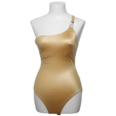Swimsuit (Gold) from Calvin Klein Swimwear Elastane, Polyamide, Polyester