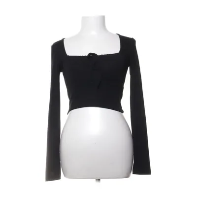Crop top (Noir) de Pamela x NA-KD Élasthane, Polyester, Viscose